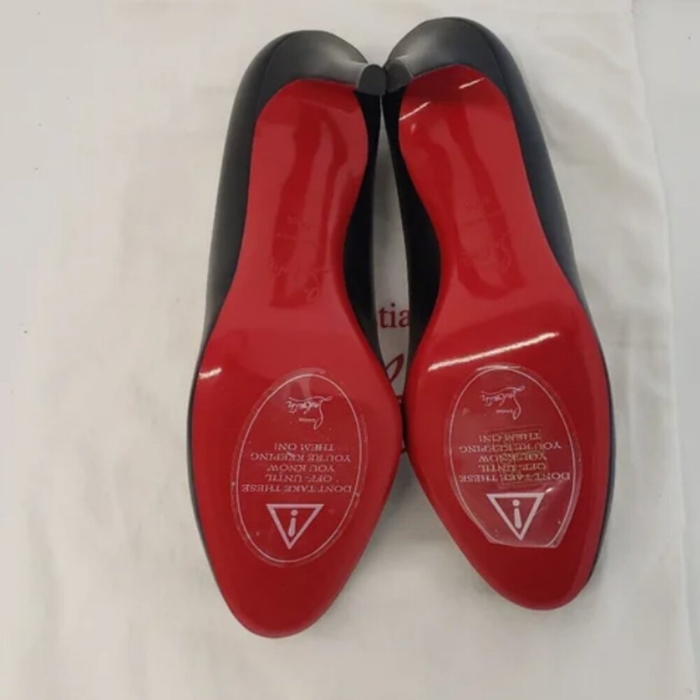 Christian Louboutin Women's Simple Pump 100 Nappa Shiny - EU40.5/US10.5 - Picture 8 of 8